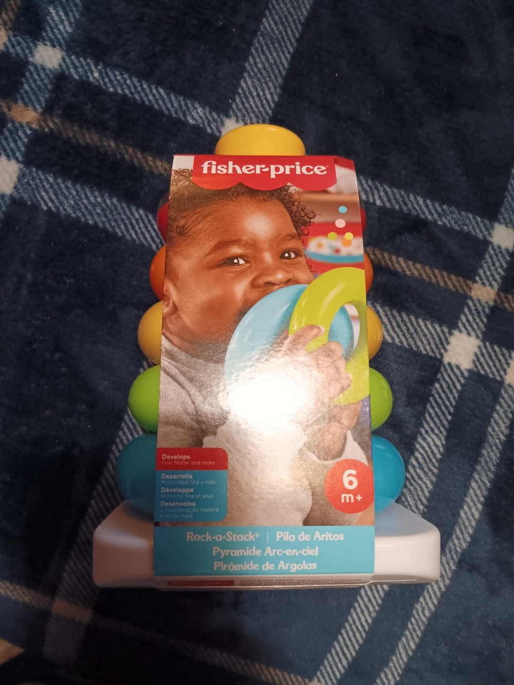 Fisher-Price Kids Rainbow Rock-a-Stack Toy - Multicolor